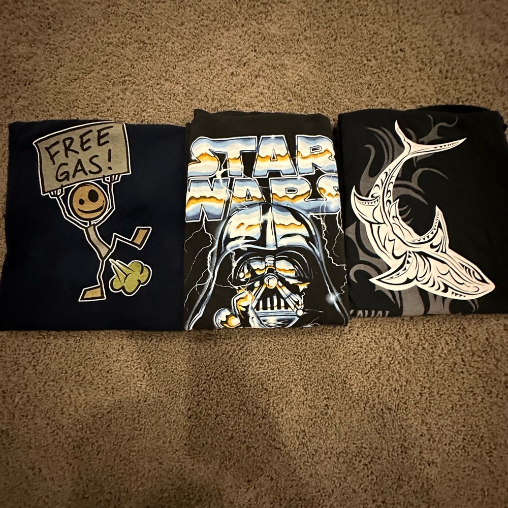 3 Graphic Shirts
